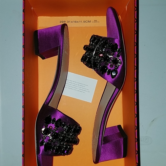 Tory Burch Beverly 45 Embellished Crystal Slide - Picture 5 of 8